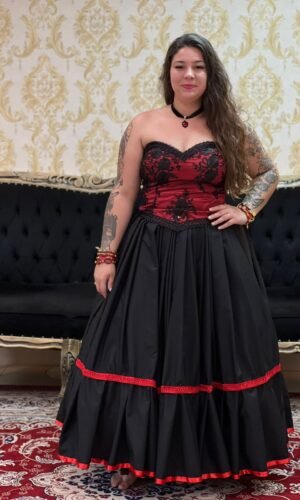 Corpete T. Que Caia Verm/Preto 141