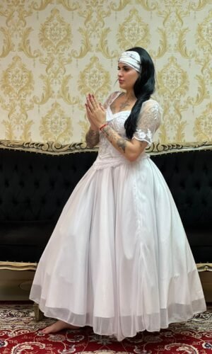 Saia Aurora Longa Branca 027