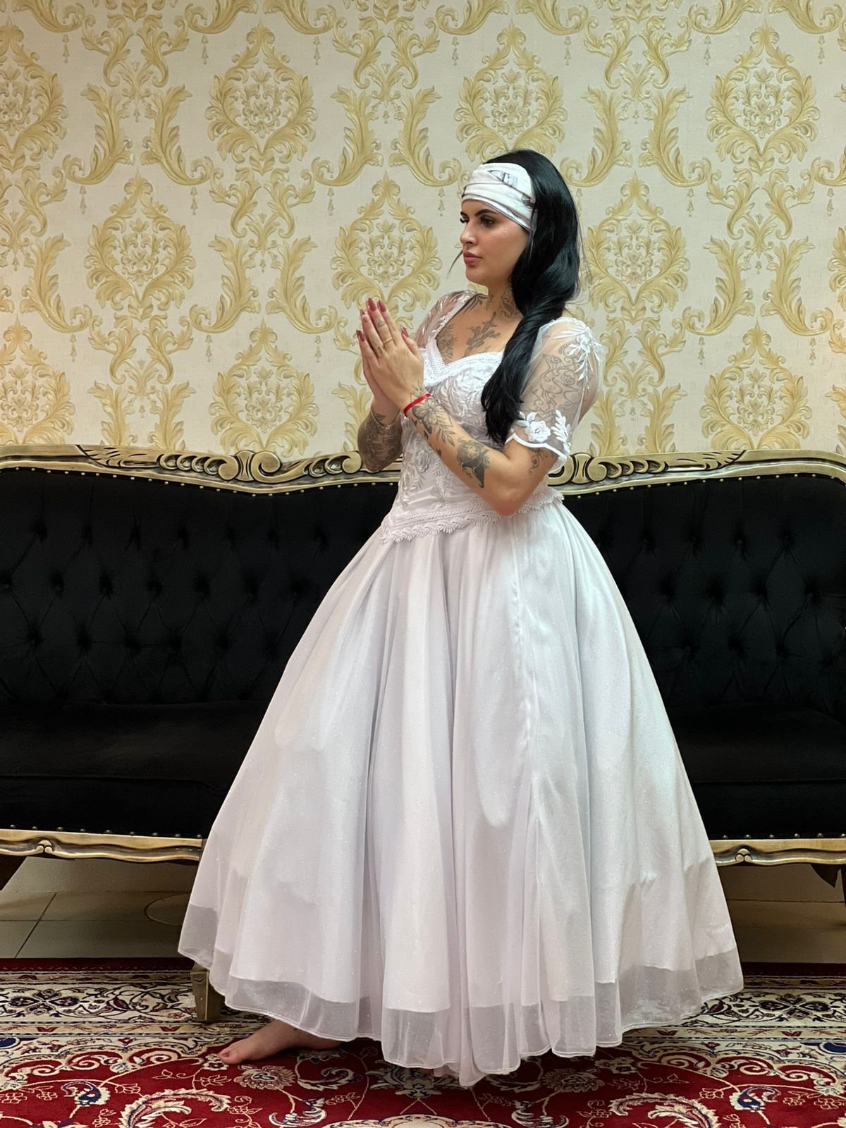 Saia Aurora Longa Branca 027