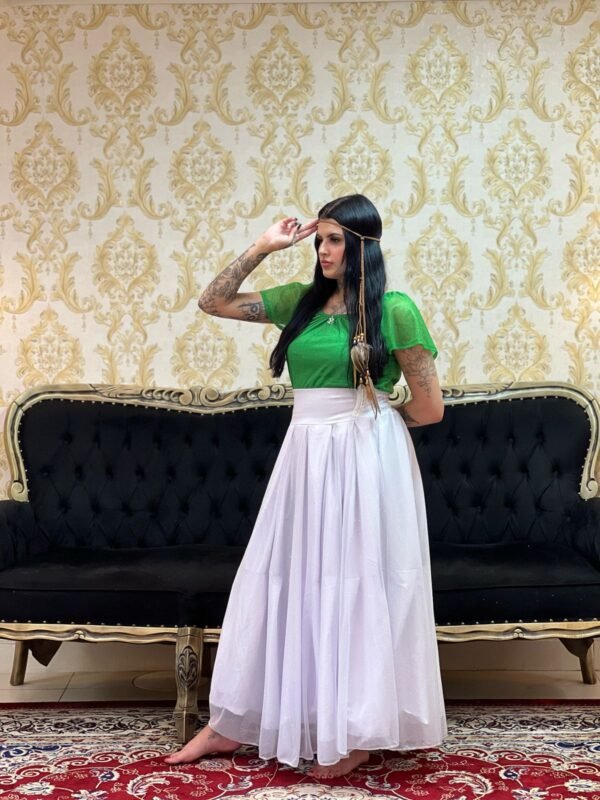 Saia Aurora Longa Branca 027 - Imagem 3