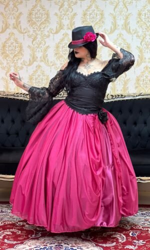 Saia Aurora Longa Rosa Pink 727