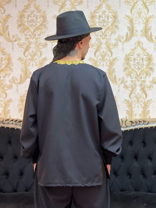 Camisa Cigano Oxfor Preto/Dou 1201 - Imagem 4