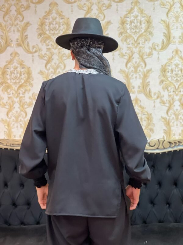 Camisa Cigano Oxfor Preto/Pta 1203 - Imagem 4