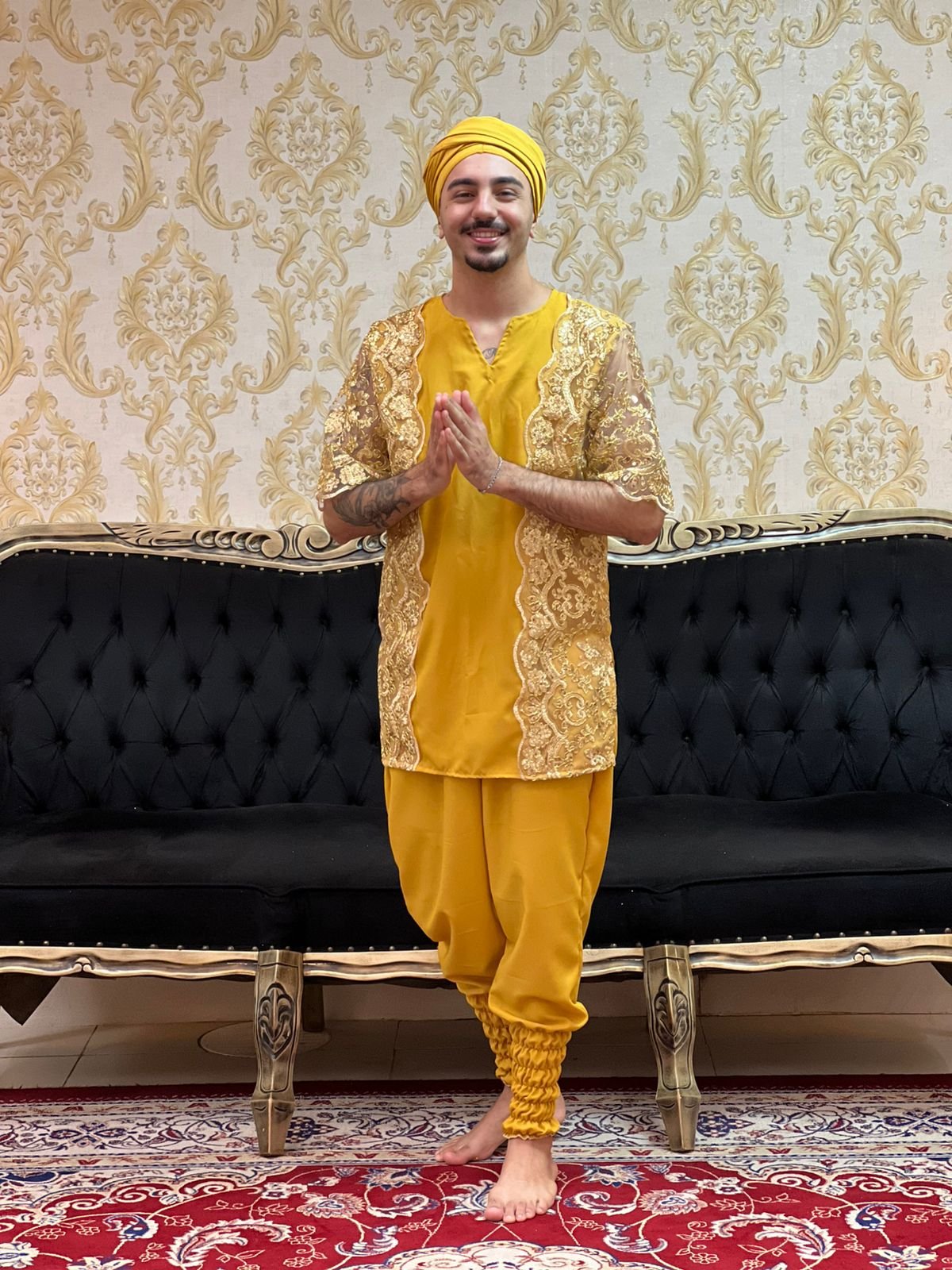 Kafta Luxo Dourada 354