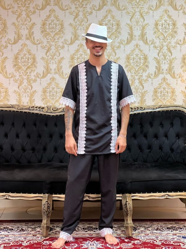 Conjunto Guipir Preto/Branco 204