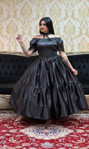 Saia Essência Longa Preta 2273