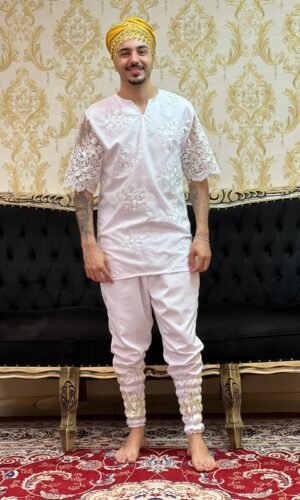 Bombacha Barrada Bca/Dourado 013