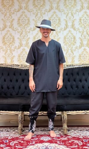 Bombacha Barrada Pto/Prata 208