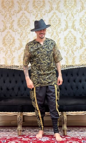 Bombacha Bordada Preto/Dou 230