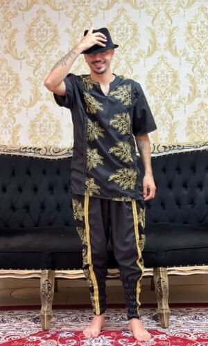 Bombacha Bordada Preto/Dou 230