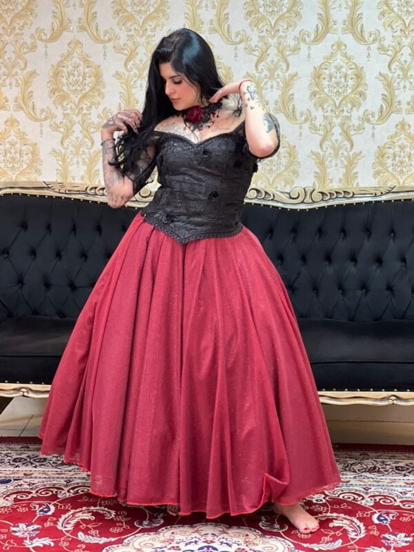 Corpete Rosas Preto 218