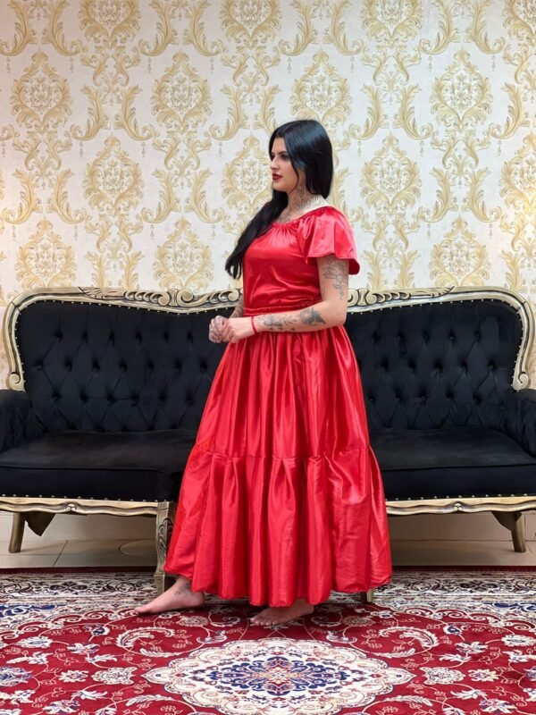 Saia Essência Longa Vermelho 100 - Imagem 2