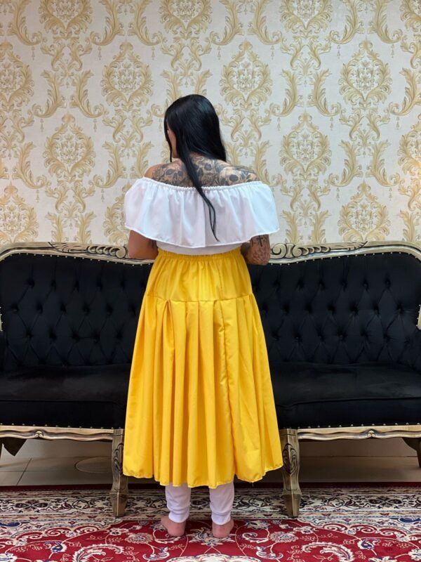 Saia Serão Oxfor Amarelo Forte 335 - Imagem 4