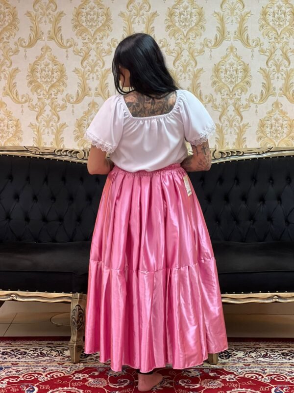 Saia Essência Longa Rosa 701 - Imagem 2