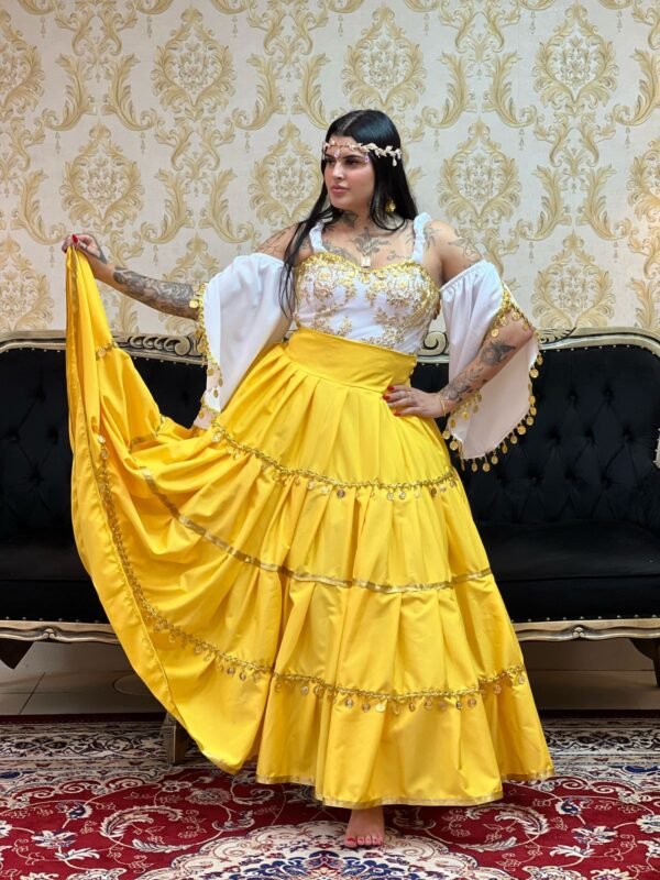 Saia Natasha Amarela 8301 - Imagem 2