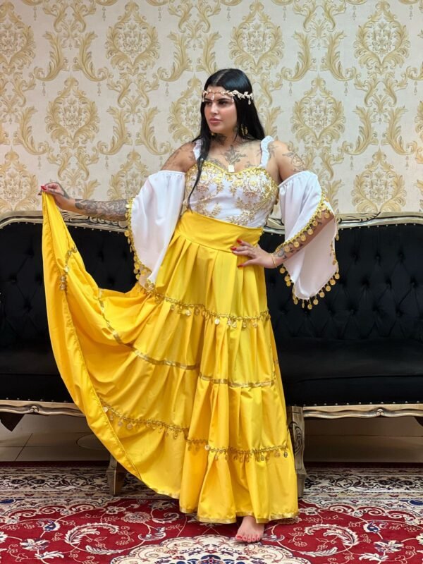 Saia Natasha Amarela 8301 - Imagem 3