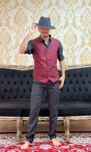 Colete Social Bordô 142