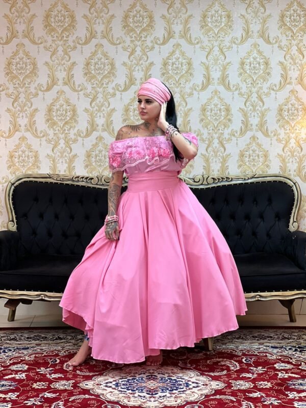 Saia Oxfor Longa Rosa 723