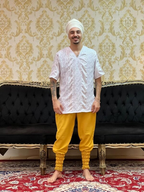 Bombacha Oxfor Amarelo forte 310