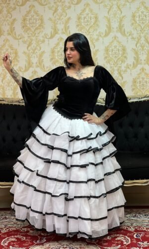 Corpete Medieval Veludo Preto 203