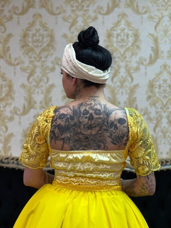 Corpete Rosas Amarelo 300 - Imagem 5
