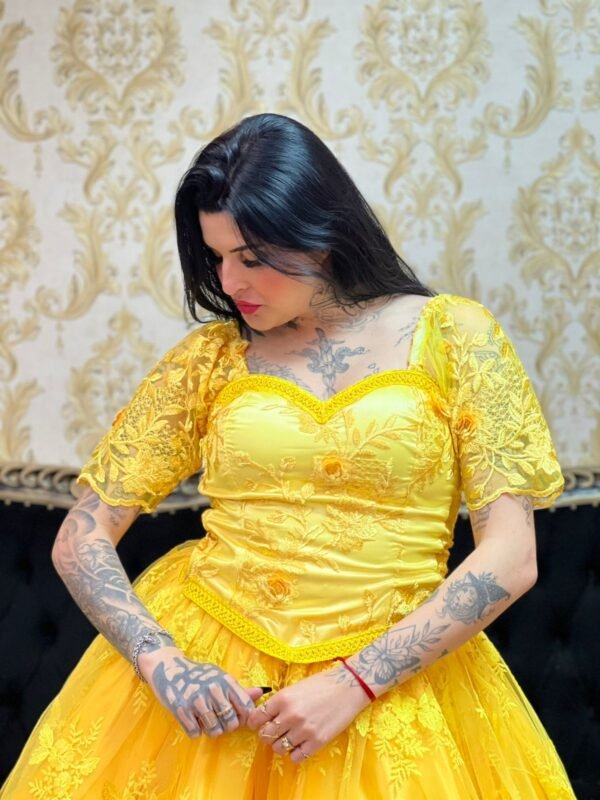 Corpete Rosas Amarelo 300 - Imagem 2