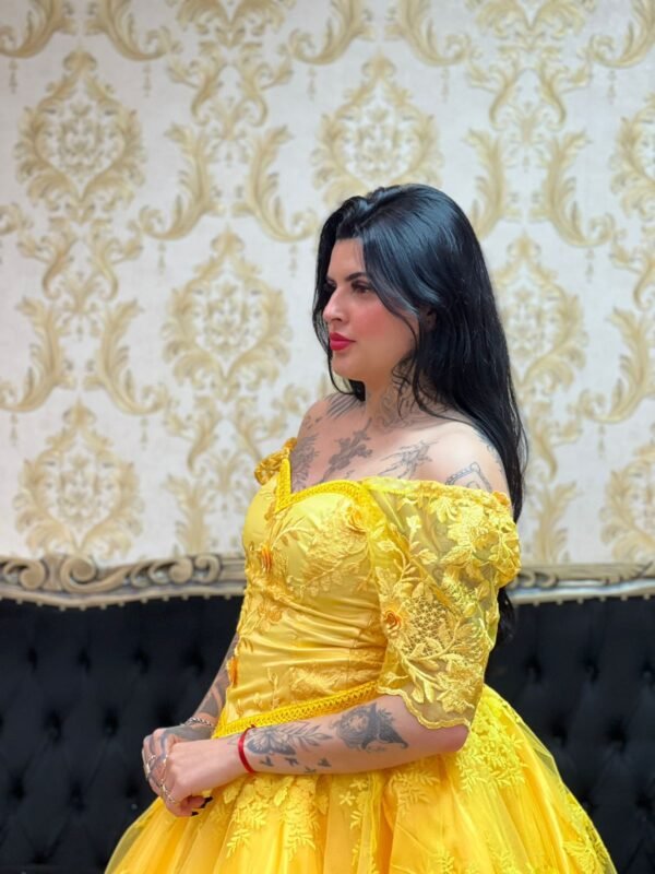 Corpete Rosas Amarelo 300 - Imagem 3