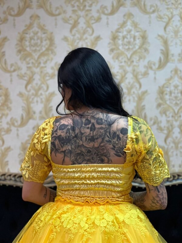 Corpete Rosas Amarelo 300 - Imagem 4