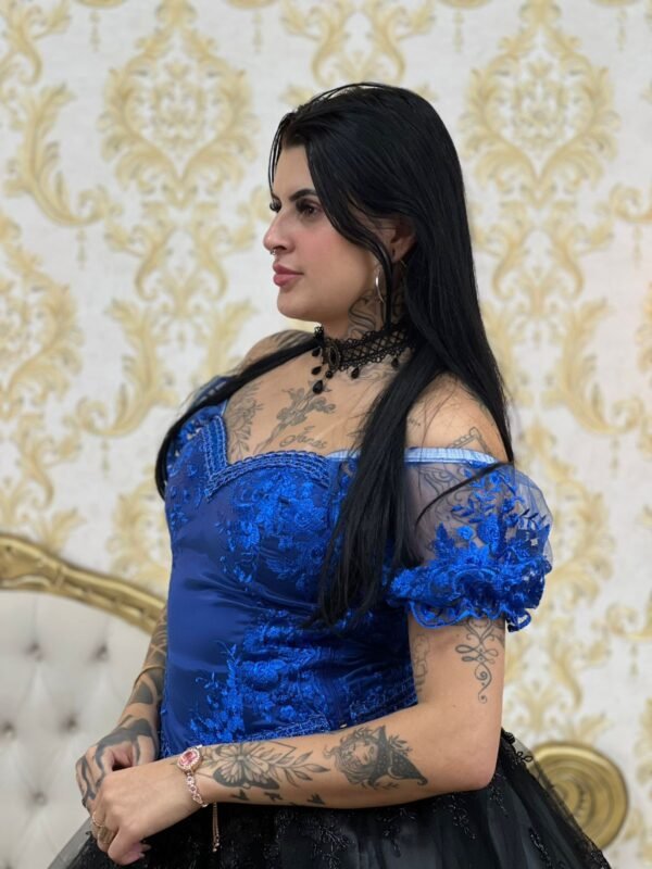 Corpete Bordado Azulão 453 - Imagem 3