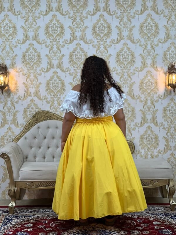 Saia Oxfor Longa Amarelo Plus 302 - Imagem 3