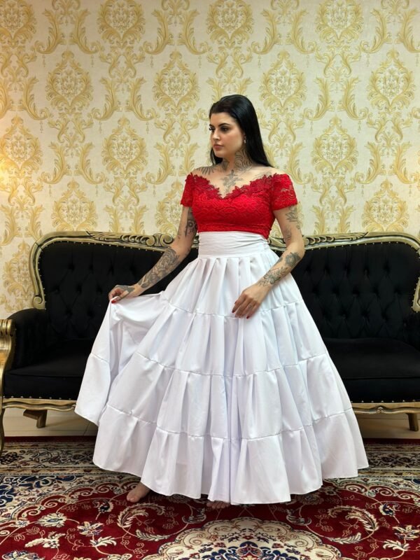 Body Renda Vermelho 103