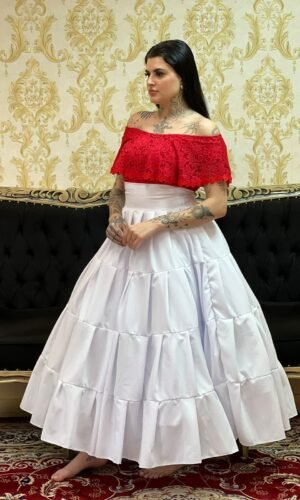 Body Babado Verm 155