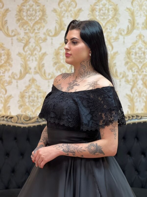 Body Babado Preto 224 - Imagem 3
