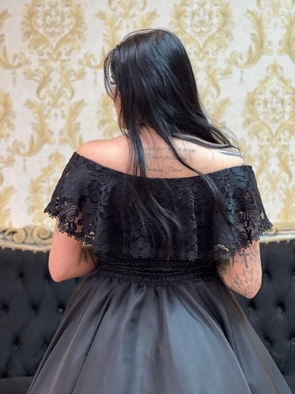 Body Babado Preto 224 - Imagem 4