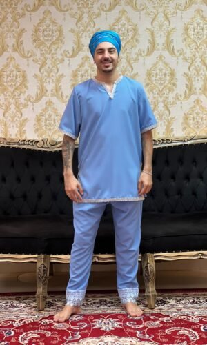 Kafta Oxfor Azul/Prata 401