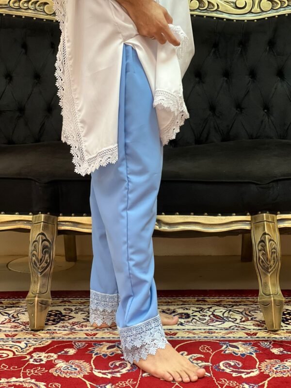 Calça Guipir Azul 406 - Imagem 3