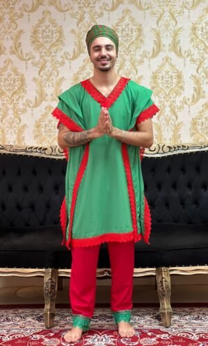 Kafta Tunica Verde/Verm 612