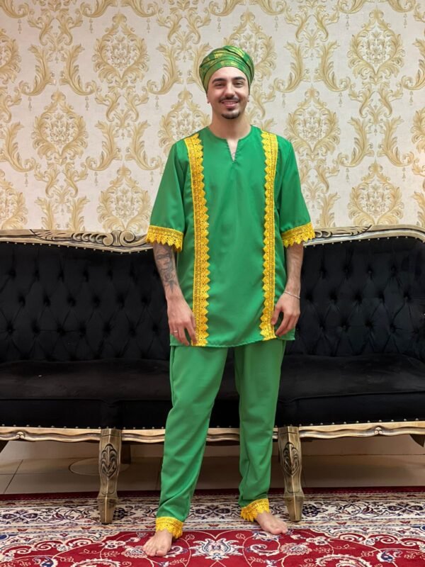 Conjunto Guipir Verde/Amarelo 613