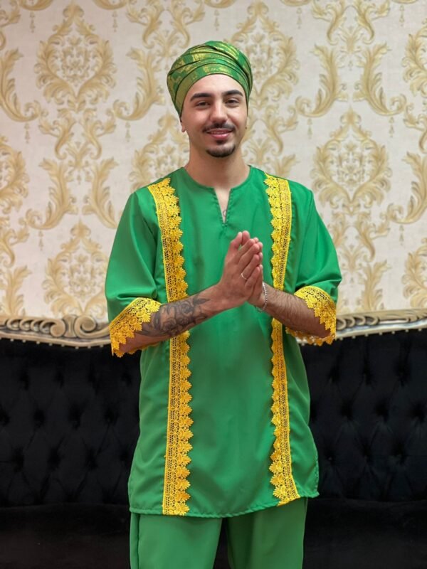 Conjunto Guipir Verde/Amarelo 613 - Imagem 2