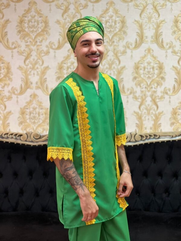 Conjunto Guipir Verde/Amarelo 613 - Imagem 3
