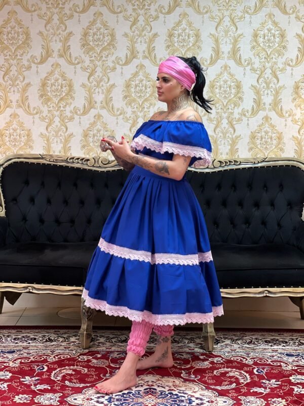 Conjunto Guipir Fem Azulão/Rosa 470 - Imagem 2