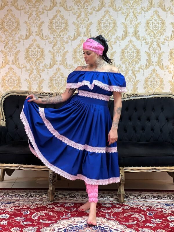 Conjunto Guipir Fem Azulão/Rosa 470 - Imagem 3