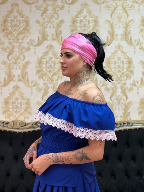 Conjunto Guipir Fem Azulão/Rosa 470 - Imagem 6