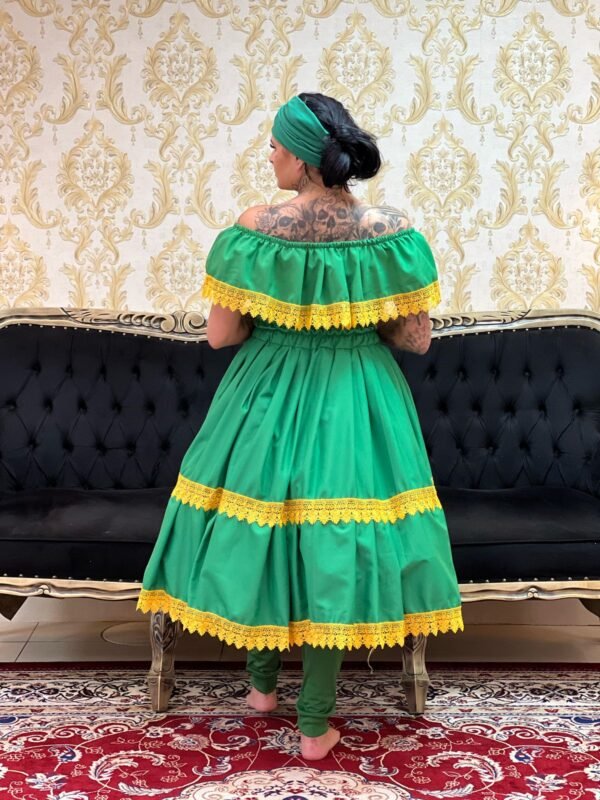 Conjunto Guipir Fem Verde/Amarelo 640 - Imagem 4