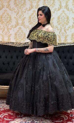 Blusa Babado Bordado Dou/Pto 212