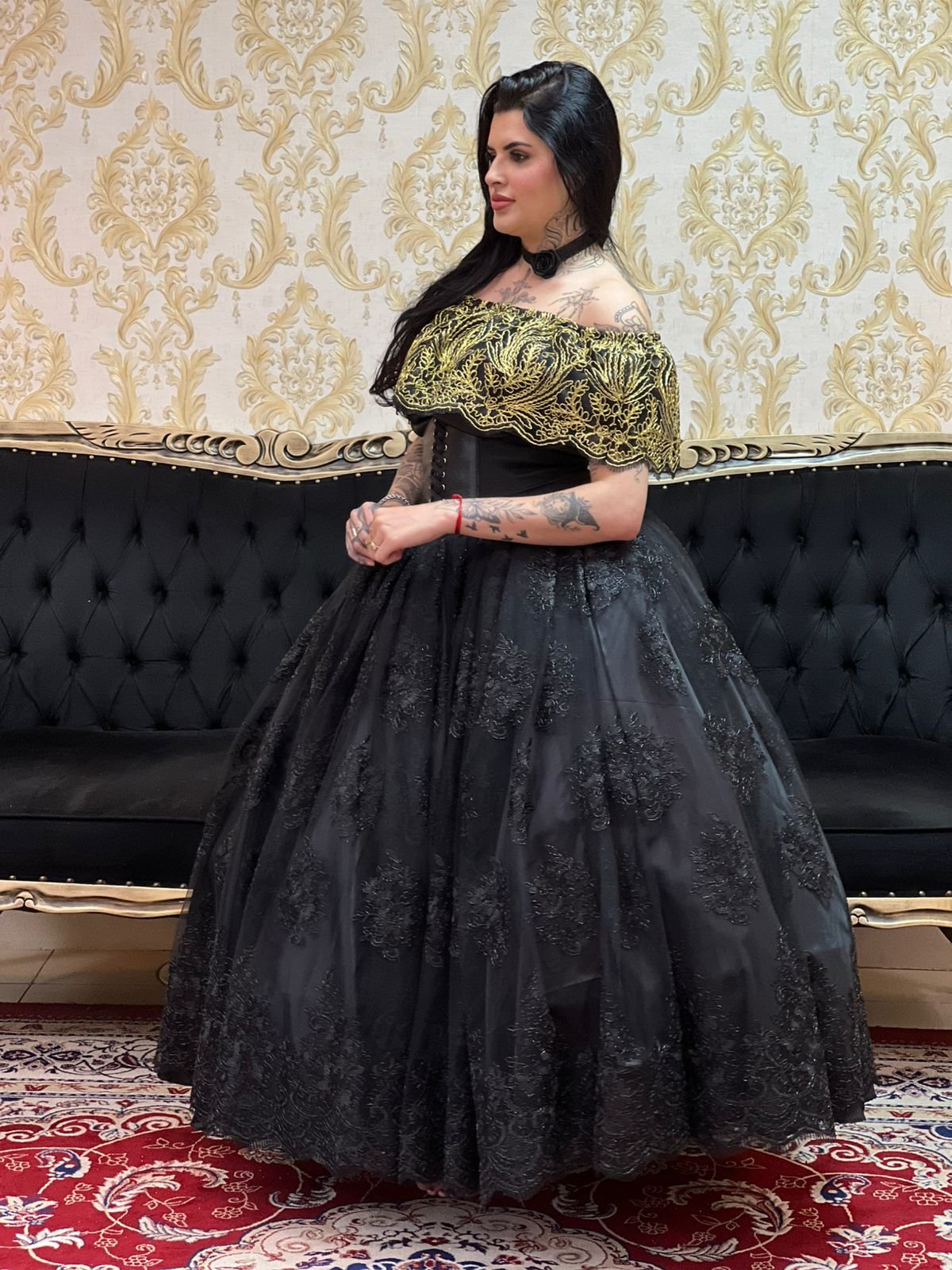 Blusa Babado Bordado Dou/Pto 212