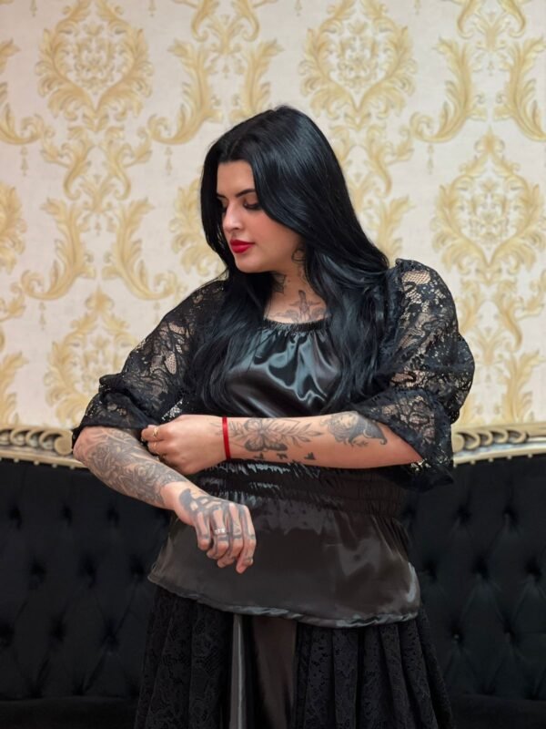 Blusa Encruzilhada Preto 231 - Imagem 2