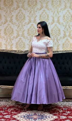Saia Cetim Lilas 507