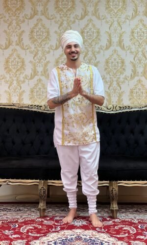 Kafta Bordada Branca/Dou 025