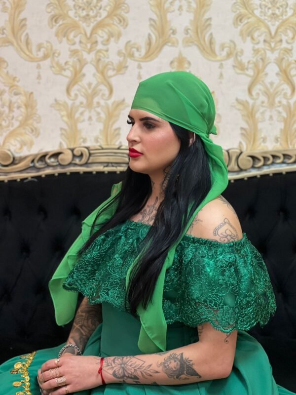 Lenço Voal Verde